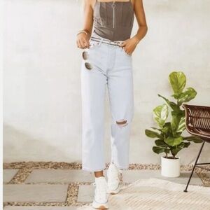 Levi’s Ribcage Straight ankle jeans 31